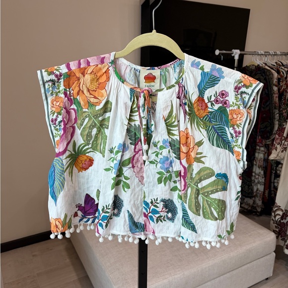 Farm Rio: Sweet Bloom Blouse - Picture 9 of 9